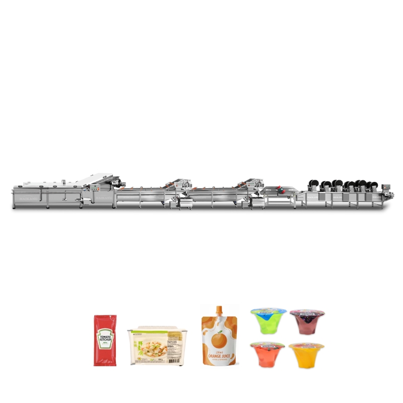 Ligne de Pasteurisation, Refroidissement et Séchage