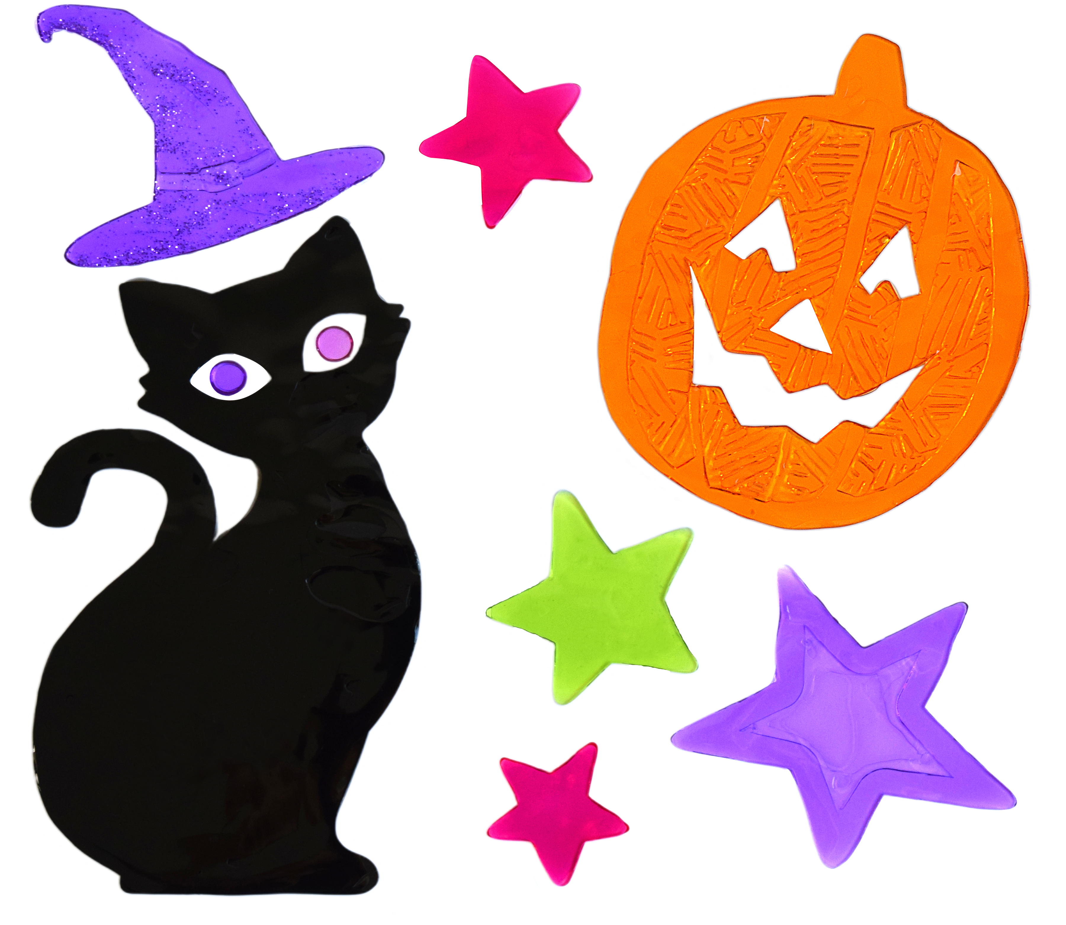 Adhesivos de gel para ventanas de Halloween fantasma calabaza murciélago bruja gato Boo sangre pegatinas decorativas para decoraciones de ventanas de Halloween en el hogar y fiestas