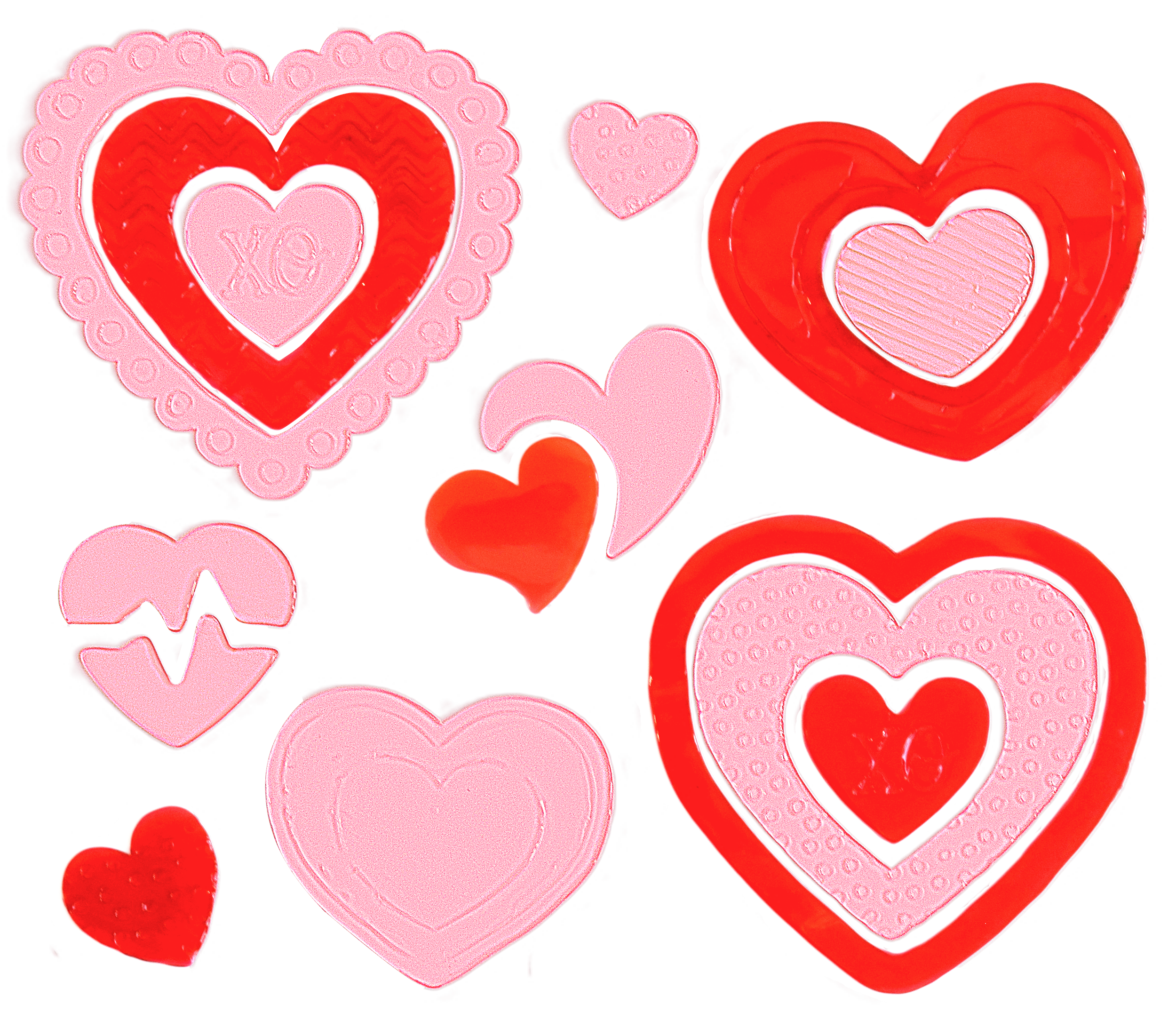 Adhesivos de gel para ventanas de San Valentín, Feliz Día de San Valentín,Cupido,Adhesivos para ventanas de cristal con gnomo del amor y corazones,Adhesivos para ventanas de San Valentín,Decoraciones de San Valentín