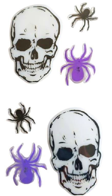 Adhesivos de gel para ventanas de Halloween fantasma calabaza murciélago bruja gato Boo sangre pegatinas decorativas para decoraciones de ventanas de Halloween en el hogar y fiestas