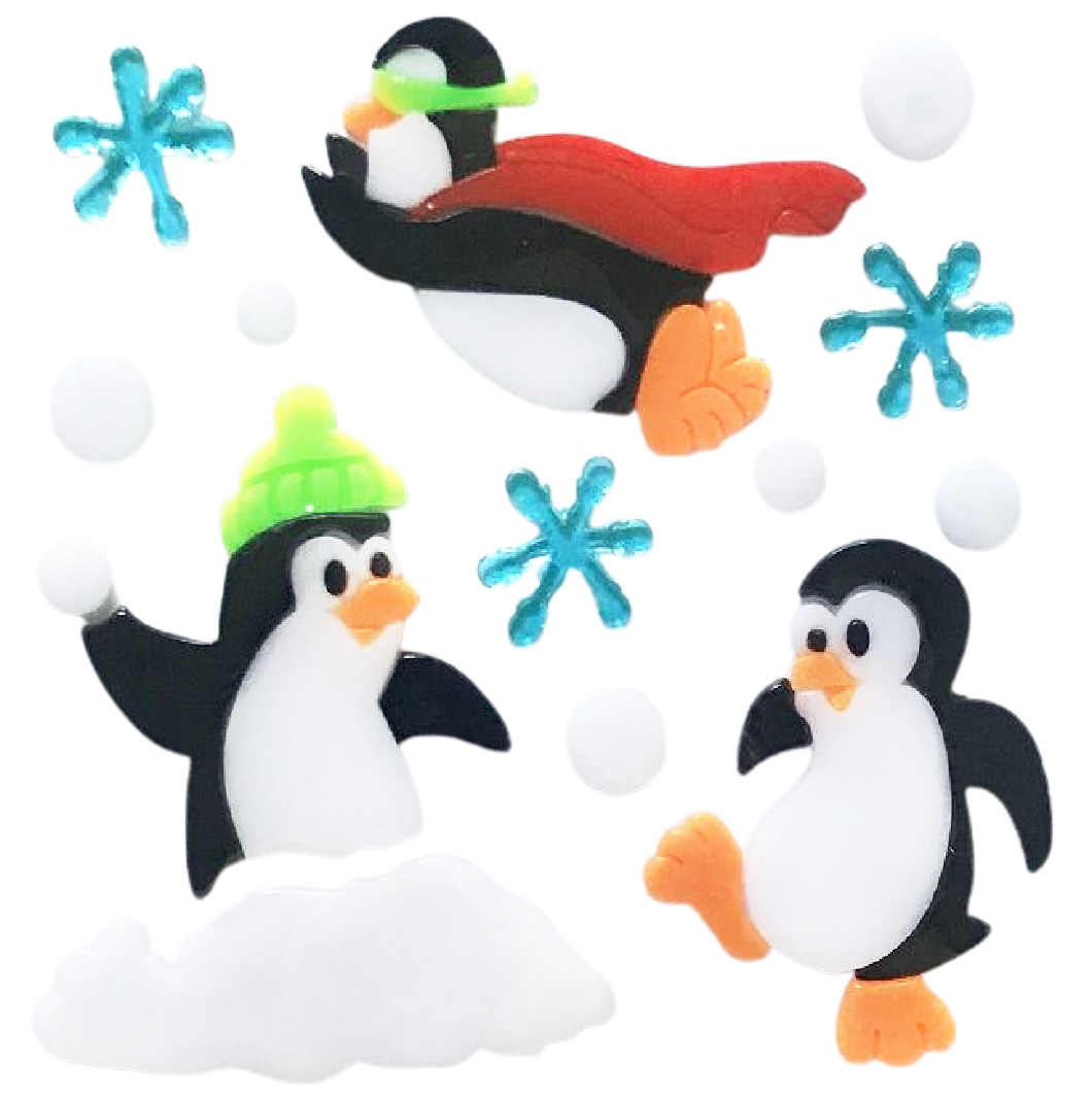 Adhesivos de gel para ventanas de Navidad - Pegatinas de ventana navideñas de Papá Noel, muñeco de nieve, copo de nieve, pingüino, árbol de Navidad y regalo para niños