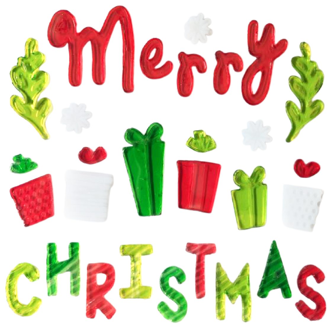 Adhesivos de gel para ventanas de Navidad - Pegatinas de ventana navideñas de Papá Noel, muñeco de nieve, copo de nieve, pingüino, árbol de Navidad y regalo para niños