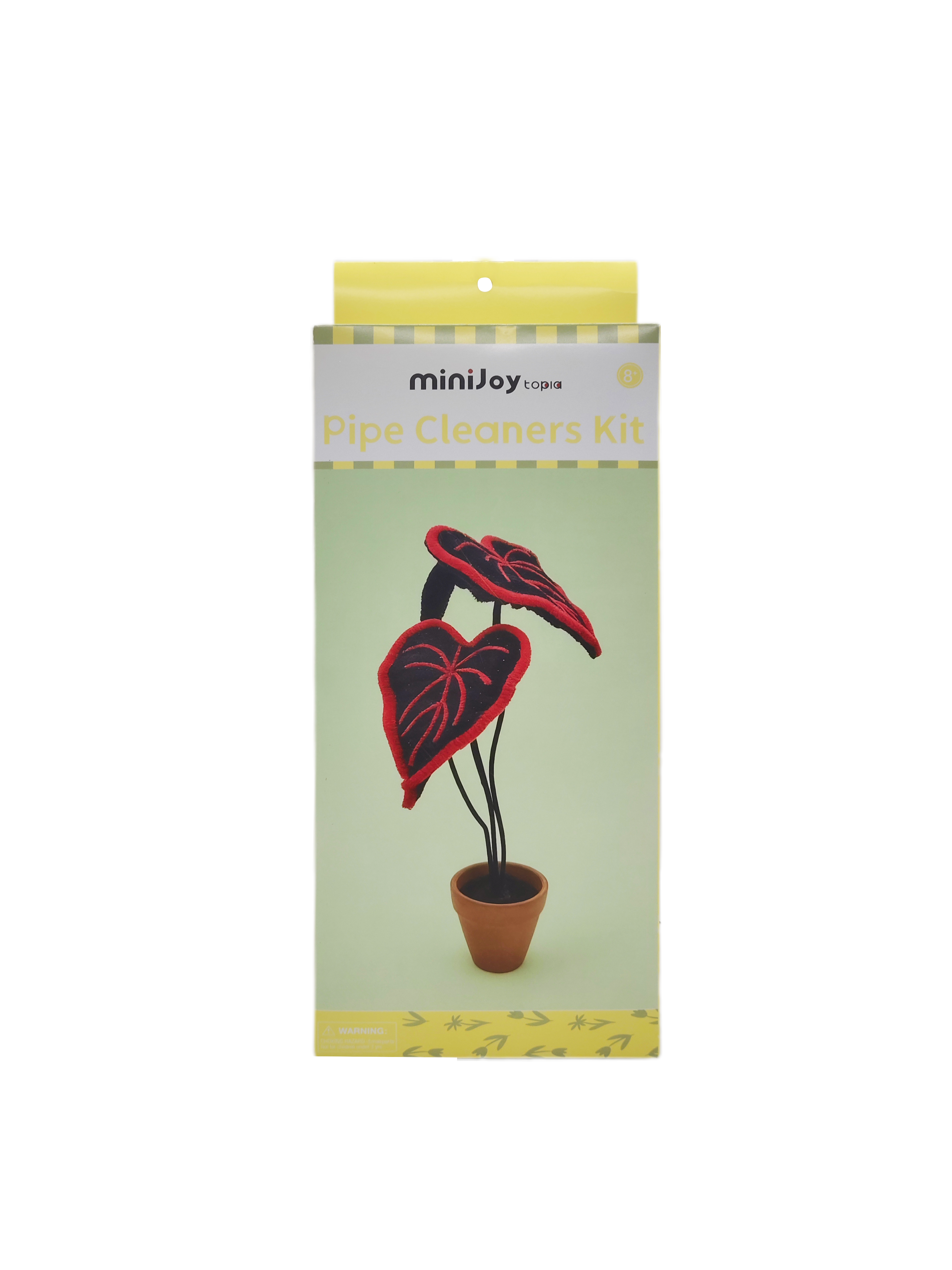 Limpiapipas personalizados al por mayor OEM ODM kit de manualidades DIY para plantas, paquete de inicio personalizado de flores y suculentas con tallos de chenilla para jardín de infancia, hogar, arte, manualidades y decoración
