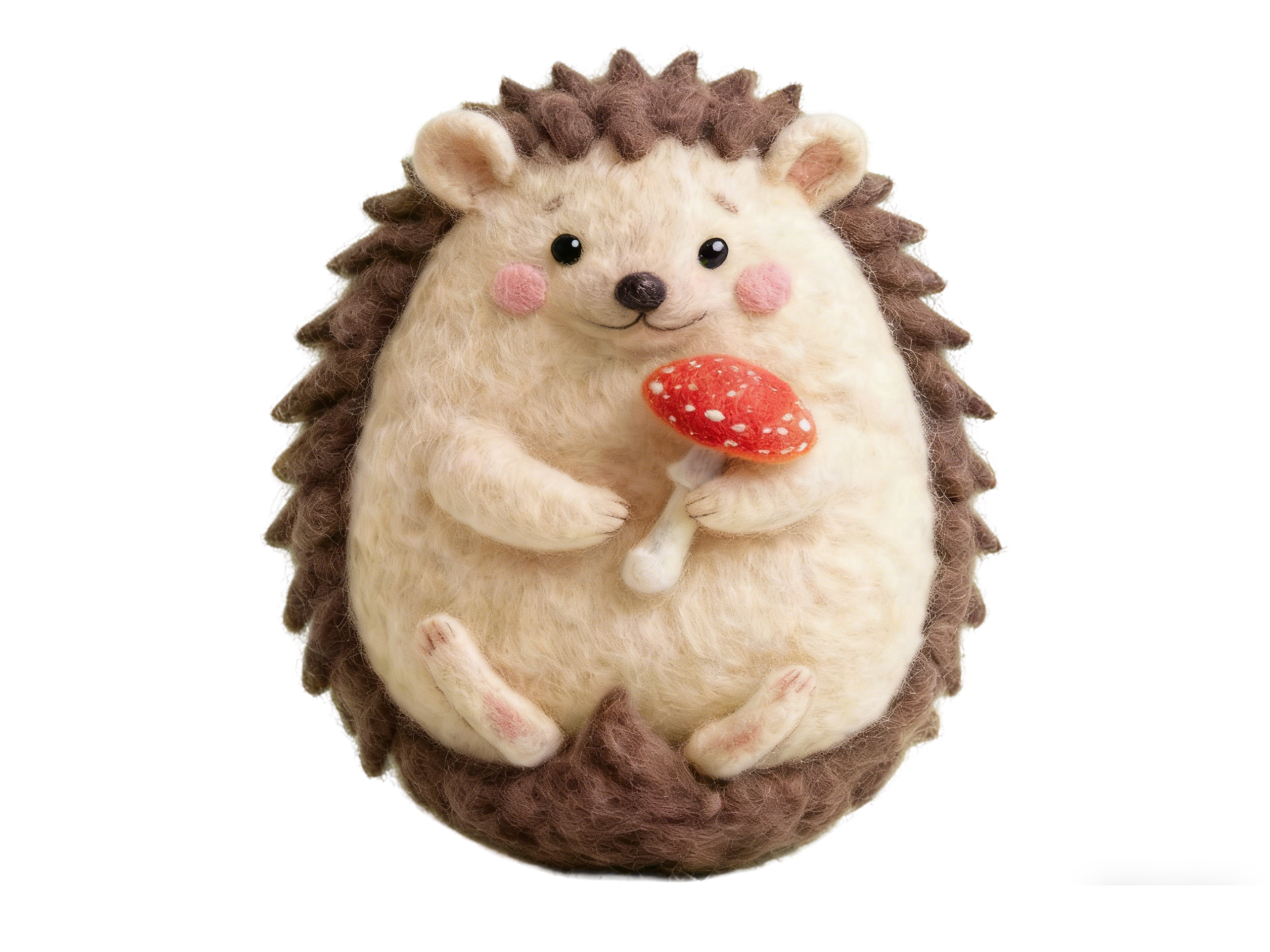 Kit DIY de fieltro de aguja de animales y plantas adorables OEM ODM, set inicial de fieltro de lana con rana, caracol, erizo y monstera del bosque, con instrucciones, patrones, caja y logotipo personalizados, kit de manualidades hecho a mano para adultos principiantes, regalo y decoración de mesa para el hogar