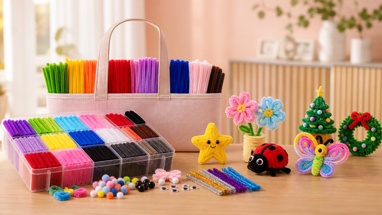 ¿Es Este el Mejor Set de Bricolaje con Tallo de Chenilla para Niños? ¿Es Este el Mejor Set de Bricolaje con Tallo de Chenilla para Niños?