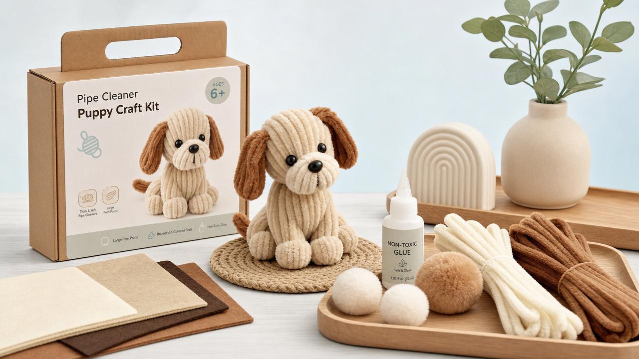 ¿Es seguro el kit de manualidades de perro con limpiapipas para niños pequeños? ¿Es seguro el kit de manualidades de perro con limpiapipas para niños pequeños?