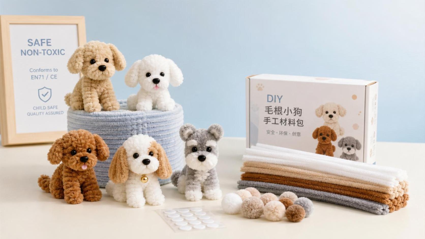 ¿Son seguras las marionetas de limpiapipas para los kits de manualidades infantiles? Revisión de materiales y piezas pequeñas