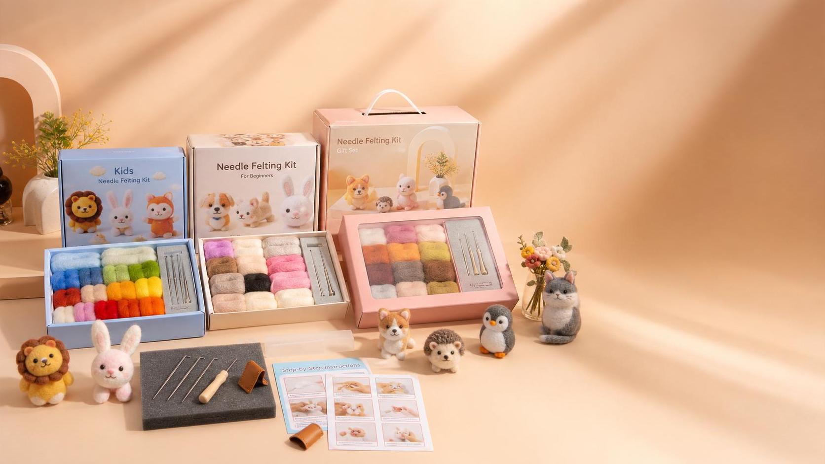 Cómo comparar kits de fieltro con aguja de lana para niños, adultos y compradores de regalos Cómo comparar kits de fieltro con aguja de lana para niños, adultos y compradores de regalos
