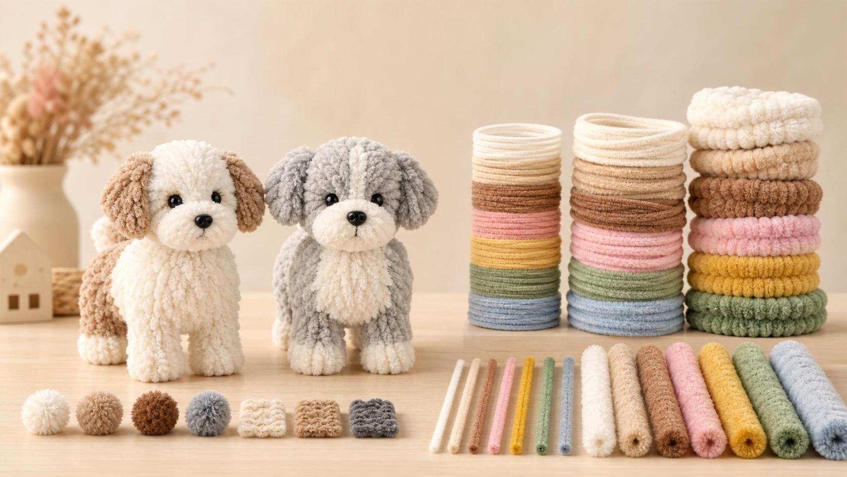 Cachorros de limpiapipas para principiantes: ¿Qué tamaños y colores de alambre chenille funcionan mejor? Cachorros de limpiapipas para principiantes: ¿Qué tamaños y colores de alambre chenille funcionan mejor?