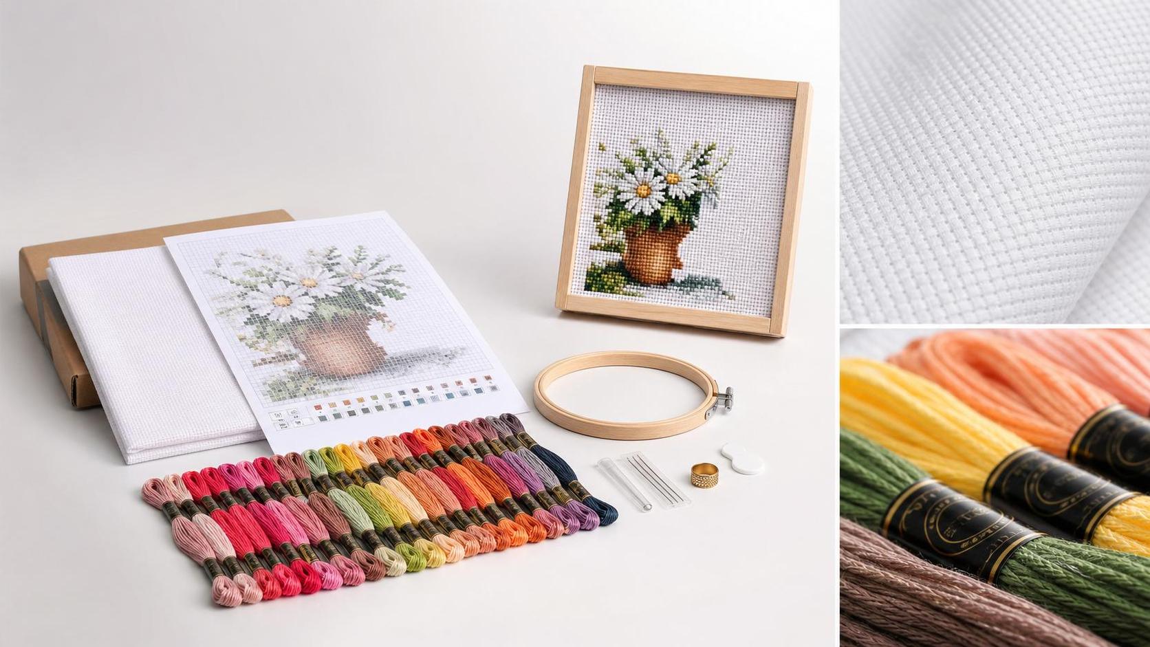 Errores comunes que evitar al comprar un set de regalo de bordado de punto de cruz DIY