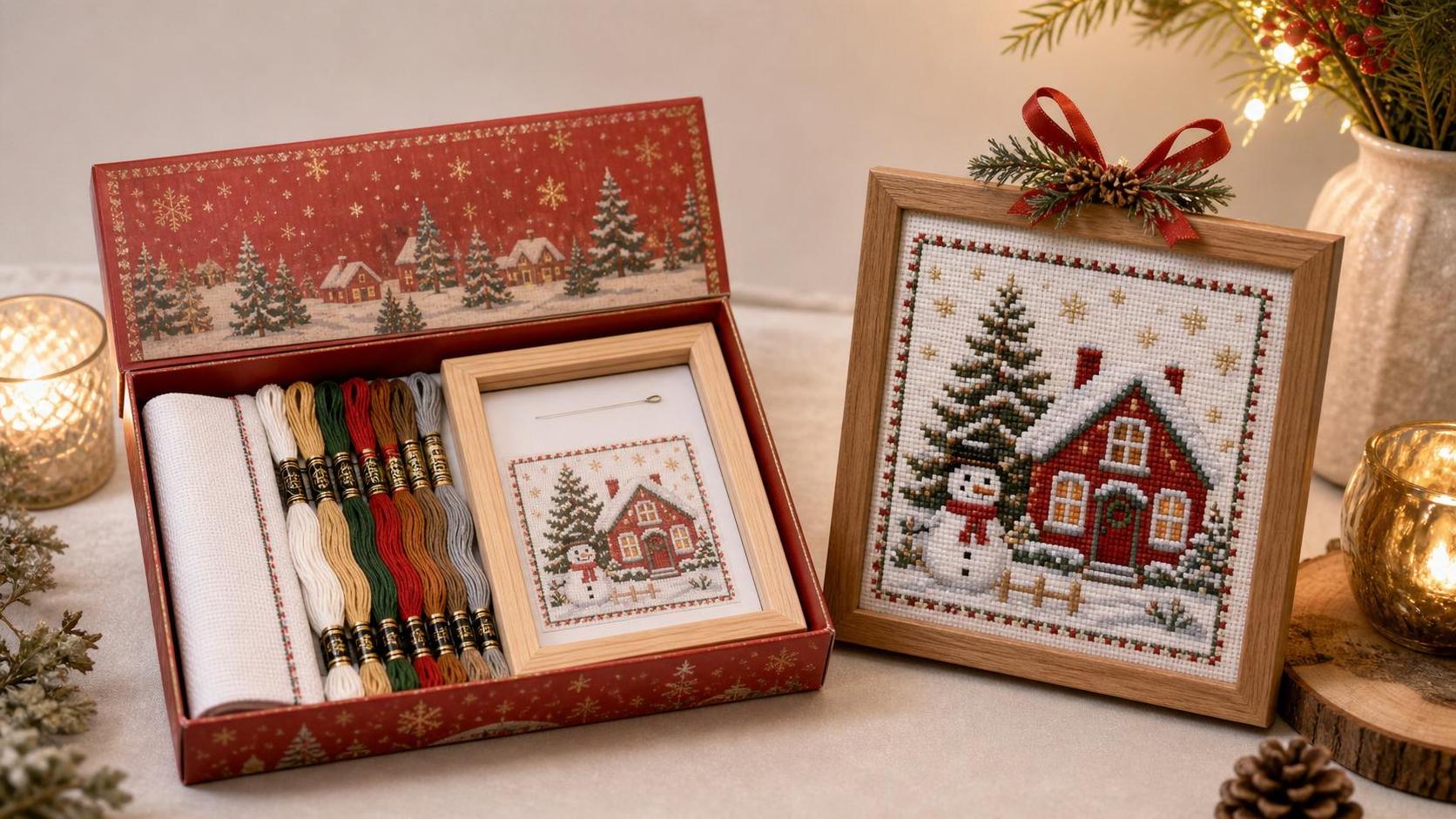 ¿Valen la pena los juegos de regalo de punto de cruz DIY para regalar en las fiestas?
