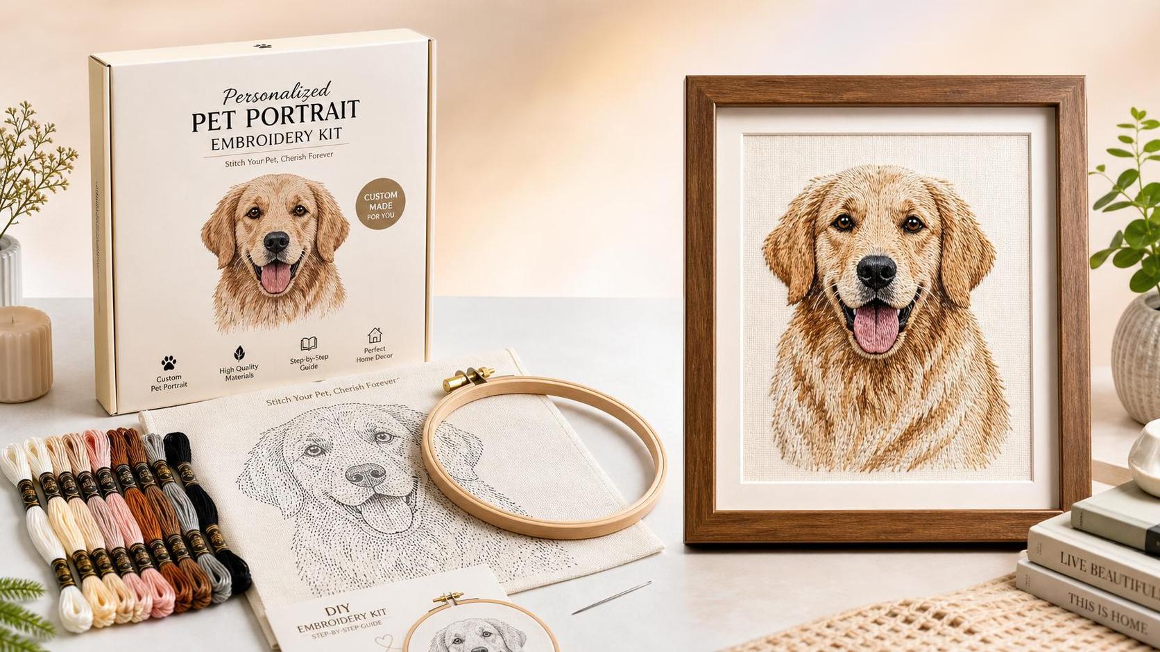 ¿Cuánto tiempo se tarda en completar un kit de punto de cruz personalizado de animal?