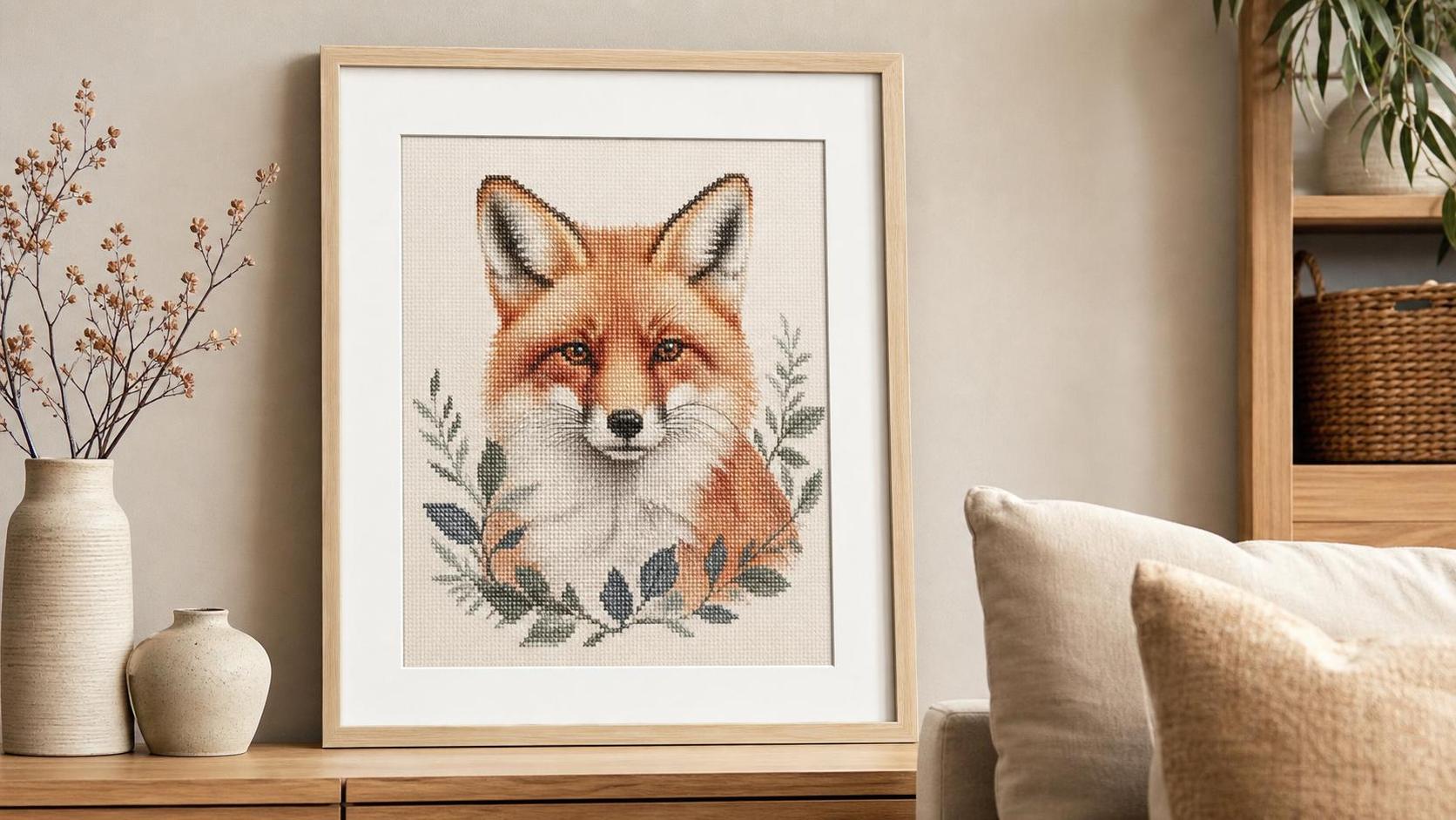¿Puede un kit de punto de cruz personalizado de animales encajar con la decoración moderna del hogar?