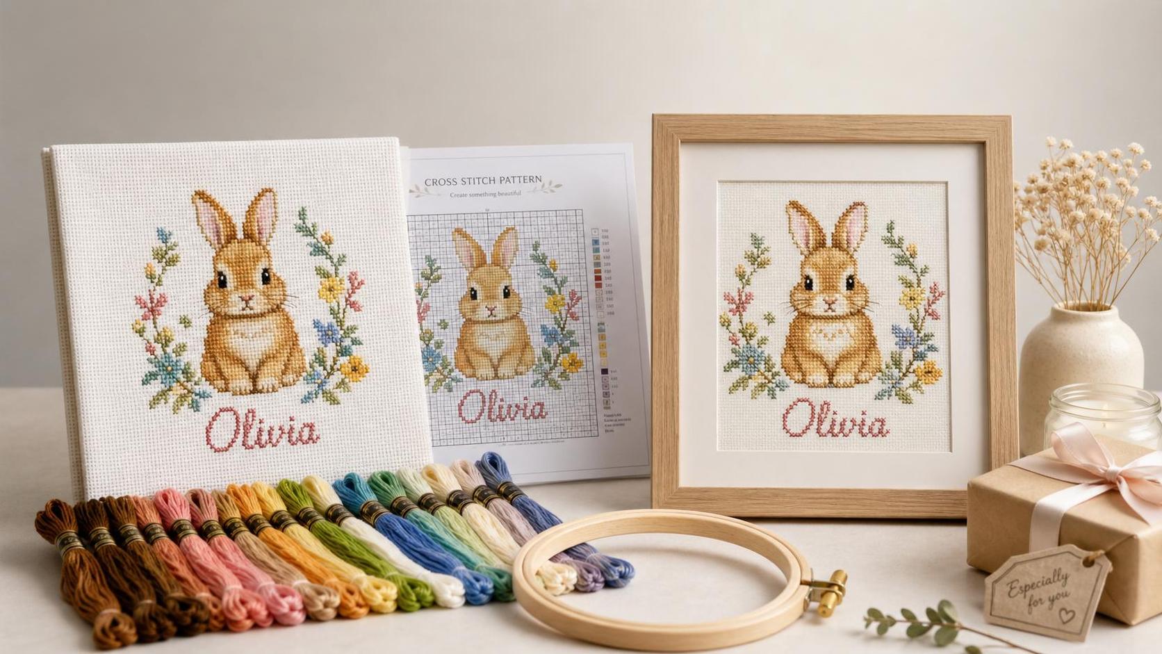 Qué saber antes de hacer un pedido de un kit de punto de cruz de animales personalizado