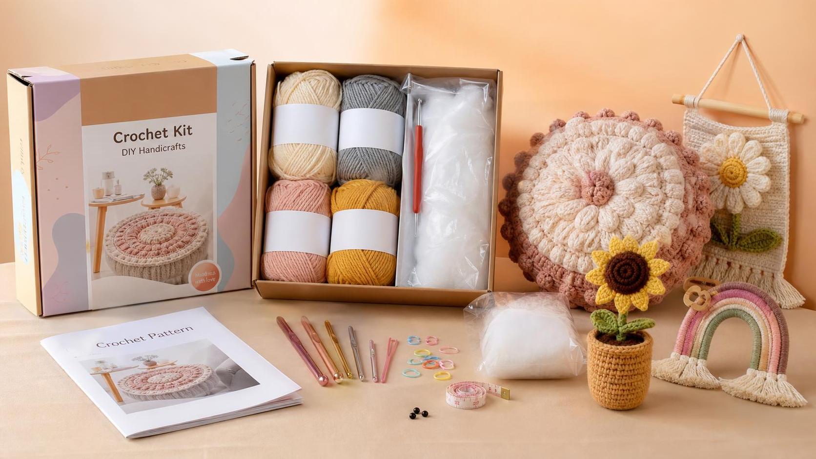 Lista de verificación para la compra de kits de crochet DIY: qué afecta al coste, la calidad y la rotación de ventas Lista de verificación para la compra de kits de crochet DIY: qué afecta al coste, la calidad y la rotación de ventas
