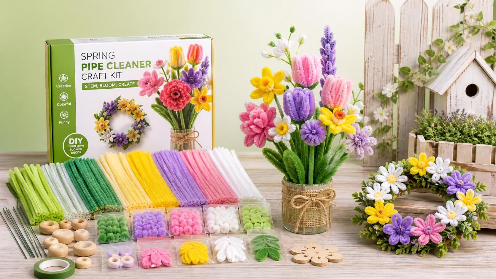 Fabricante y proveedor mayorista de kits de manualidades con limpiapipas Fabricante y proveedor mayorista de kits de manualidades con limpiapipas