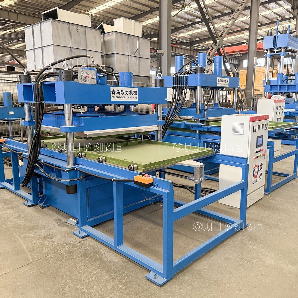 Máquina de fabricação de tapetes de borracha com tipo ejetor