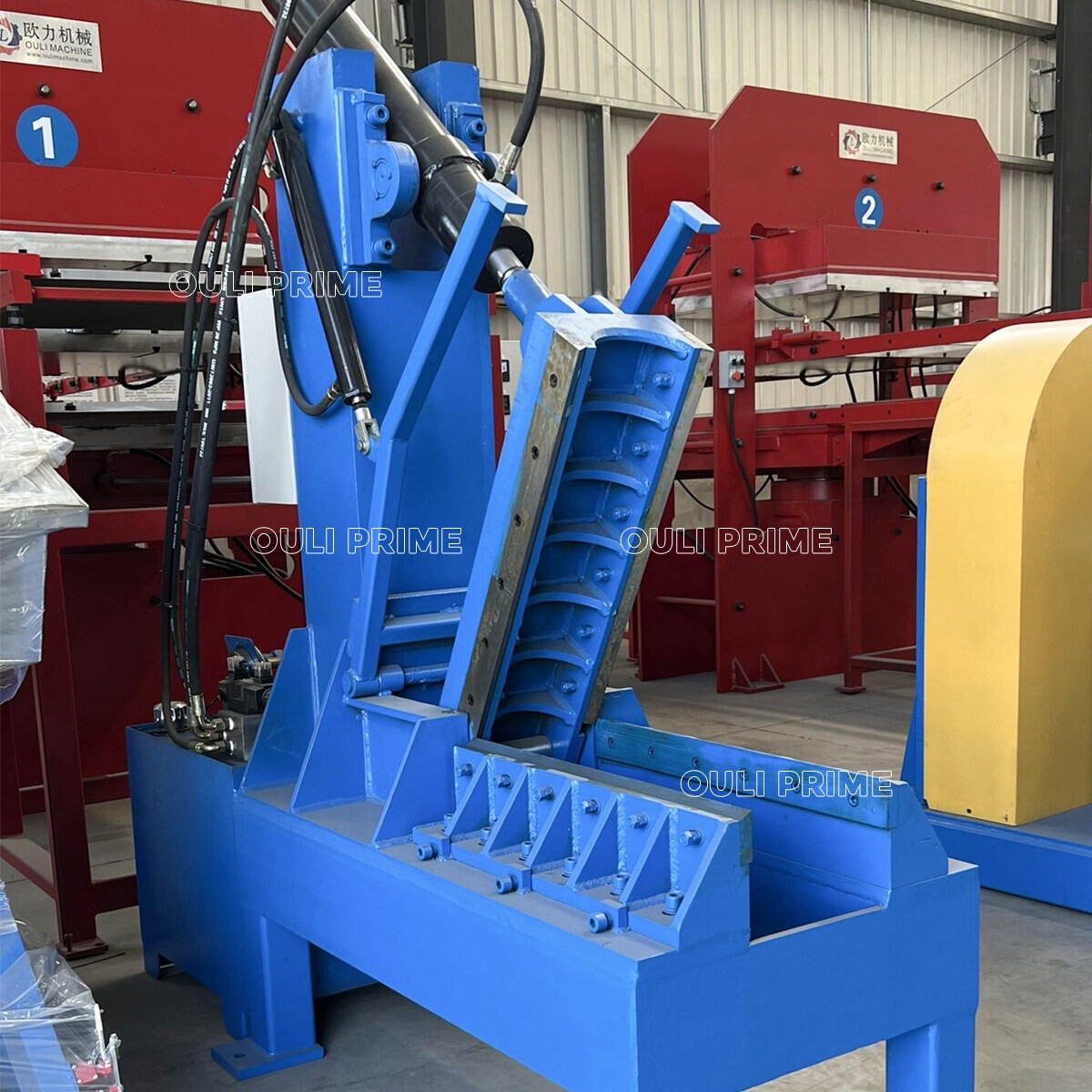 Cortador de Pneus Hidráulico / Máquina de Corte de Pneus Usados