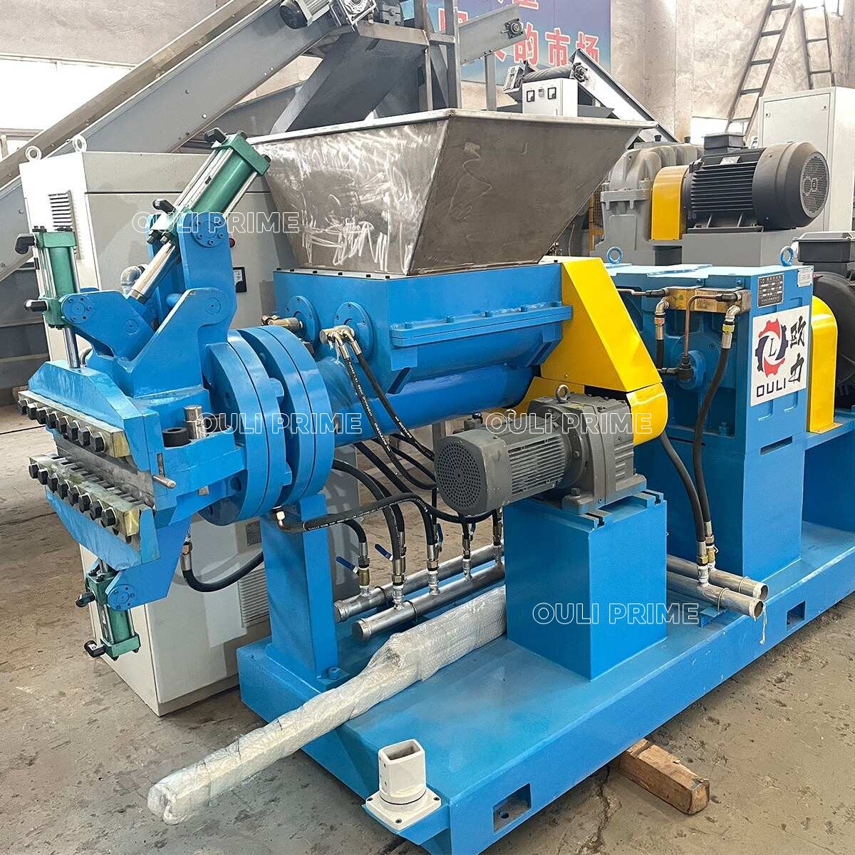 Máquina de Extrusão de Borracha Tipo Alimentação a Quente / Extrusora de Borracha