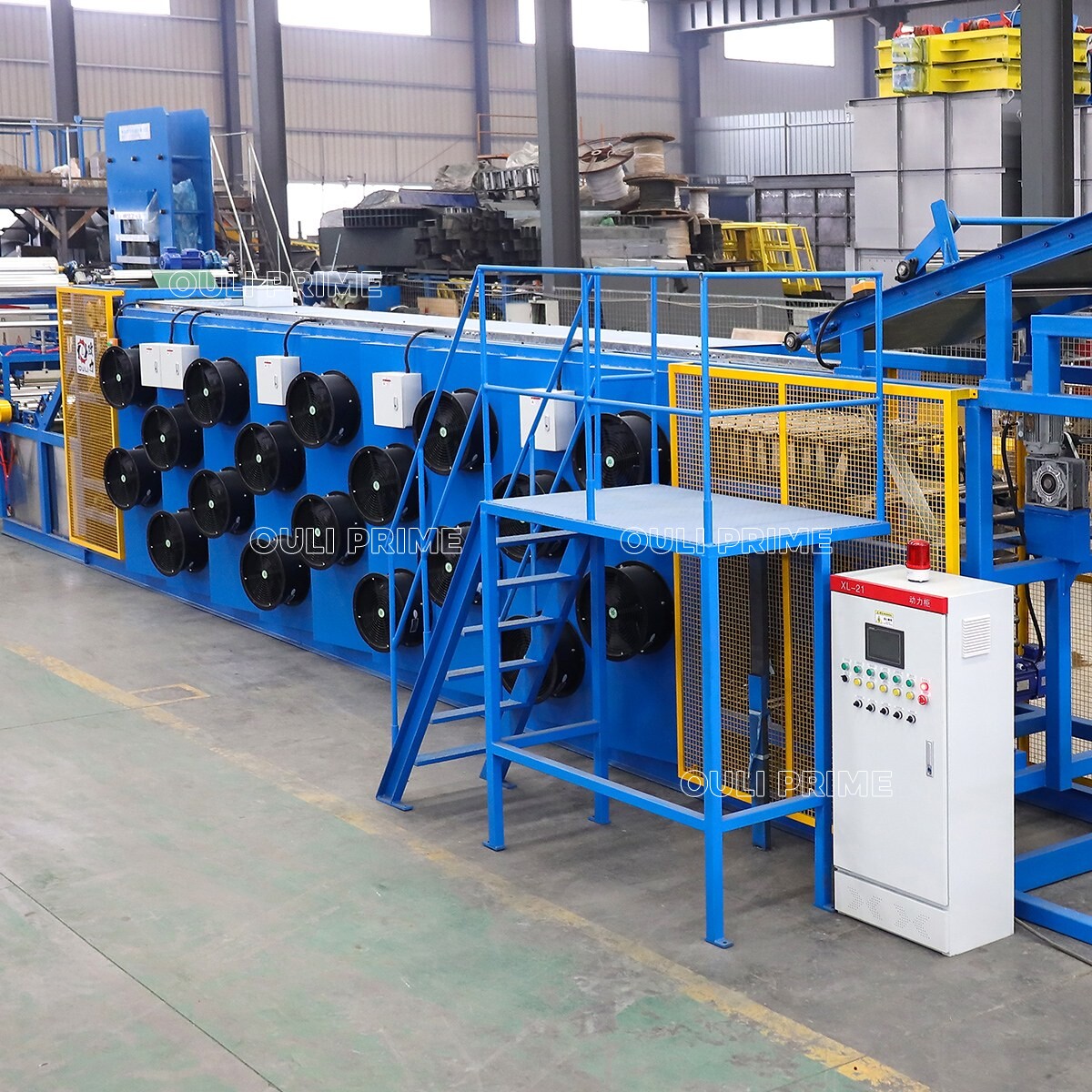 Enfriador de Lote de Caucho Tipo Transportador de Banda Máquina de Enfriamiento