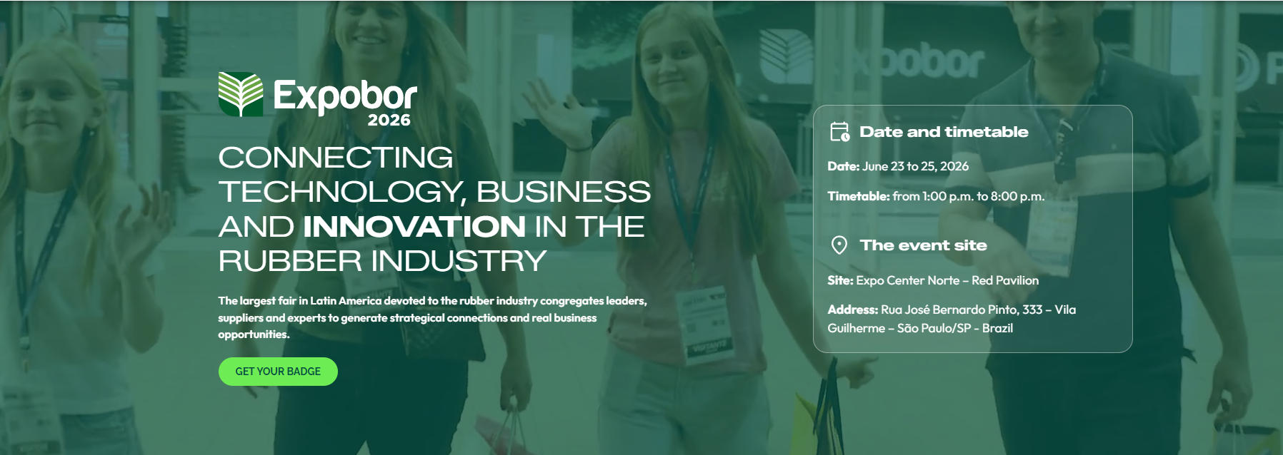 Qingdao Ouli Machine Co., Ltd. vous invite à Expobor 2026 – Salon de l’industrie du caoutchouc au Brésil