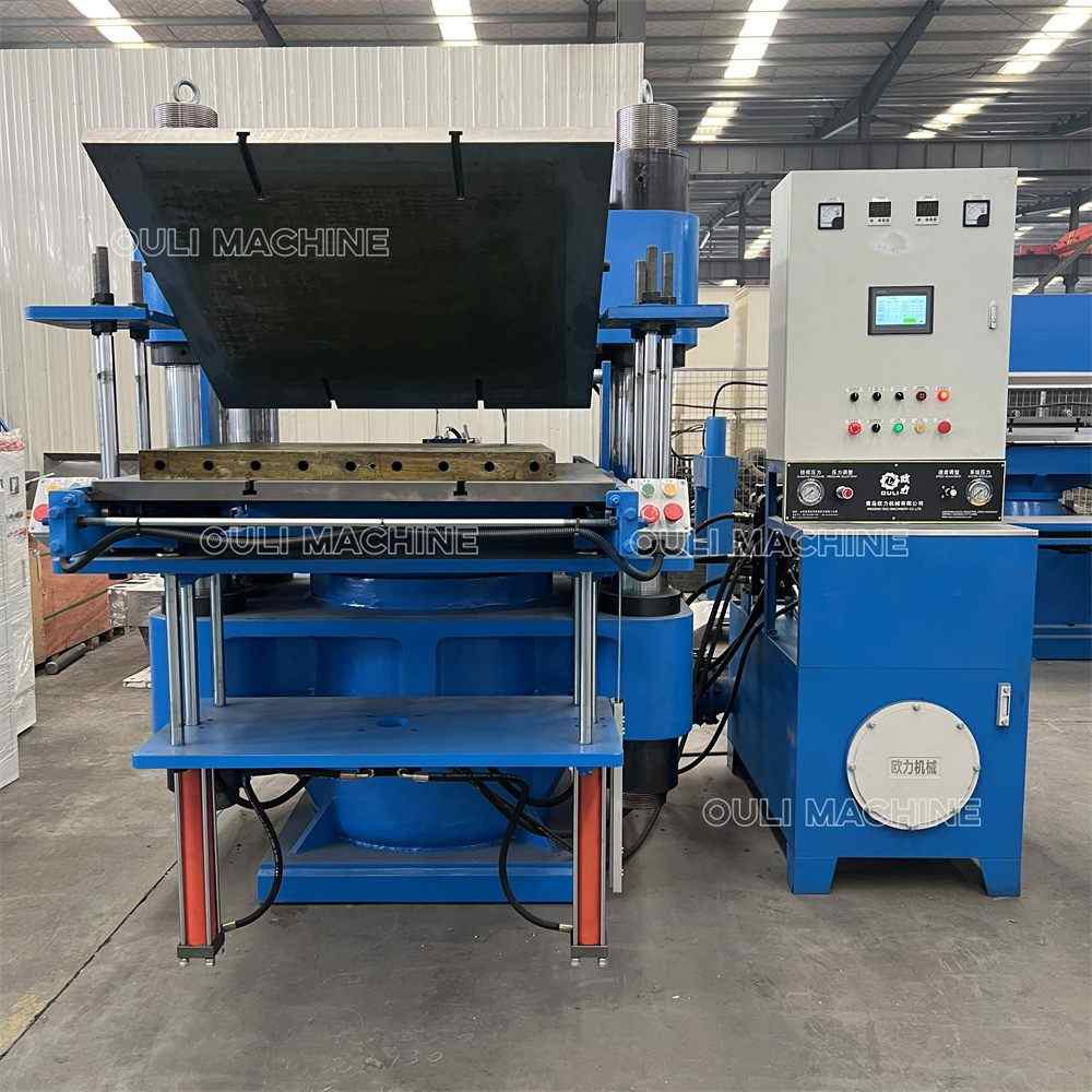 Máquina de prensa de vulcanização tipo aberto automática