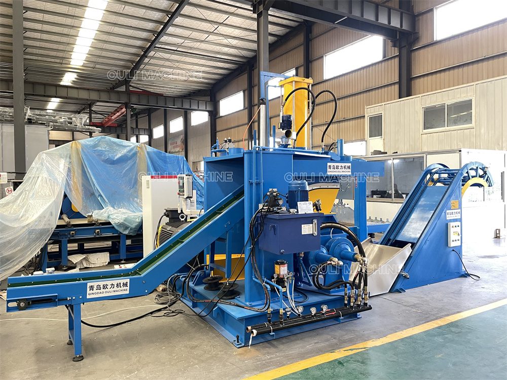 Máquina amasadora de caucho con pistón neumático