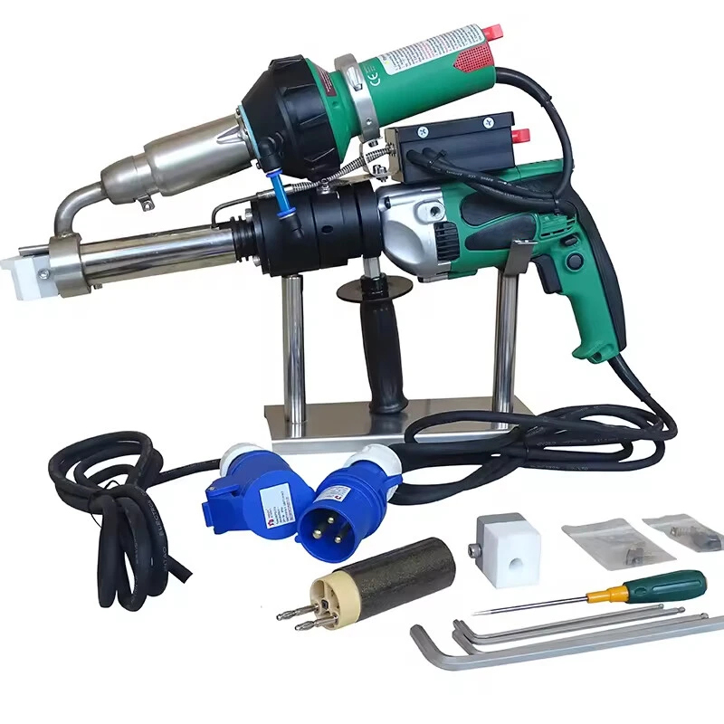Extrusion welding gun