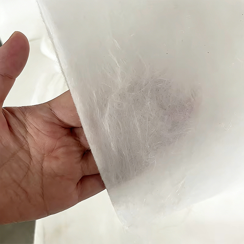 Polyester filament geotextile
