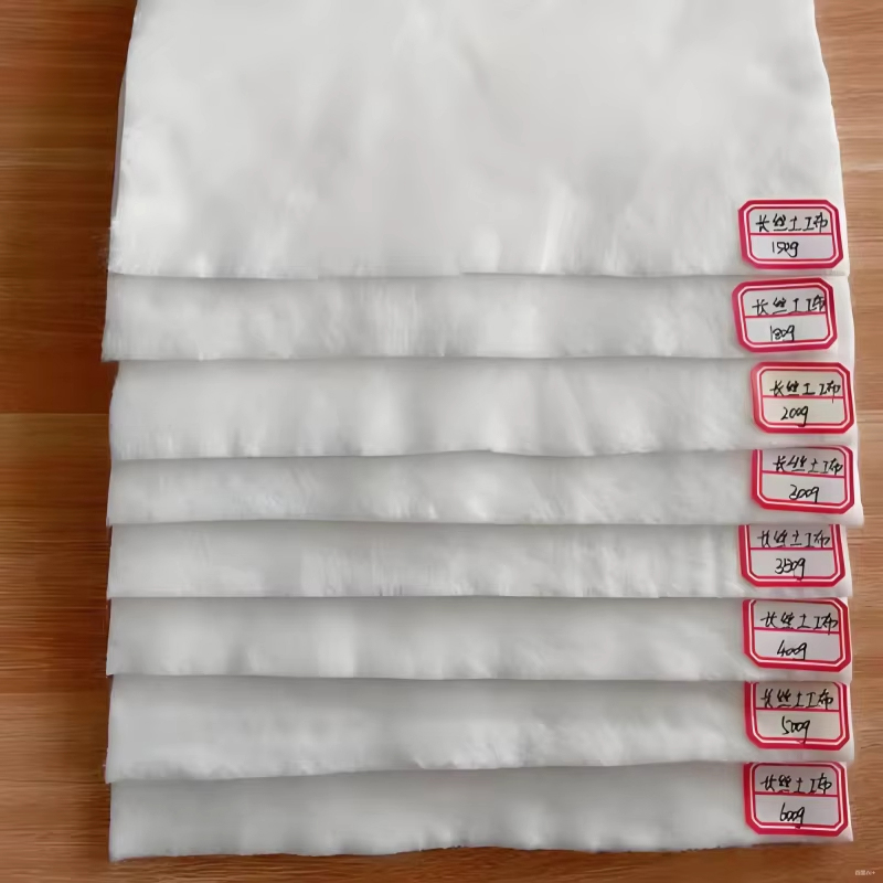 Continuous filament spunbonded needle-punched nonwoven geotextile