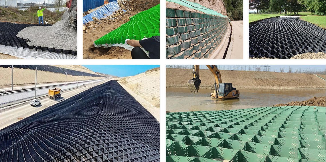 详情_05 Geocells for road stabilization and slope protection