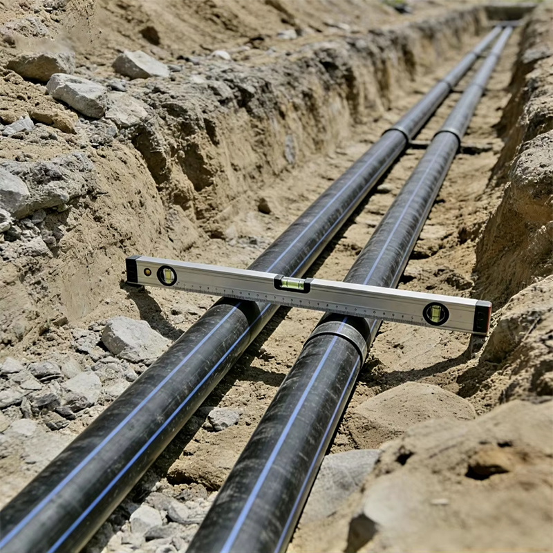 HDPE solid wall pipe