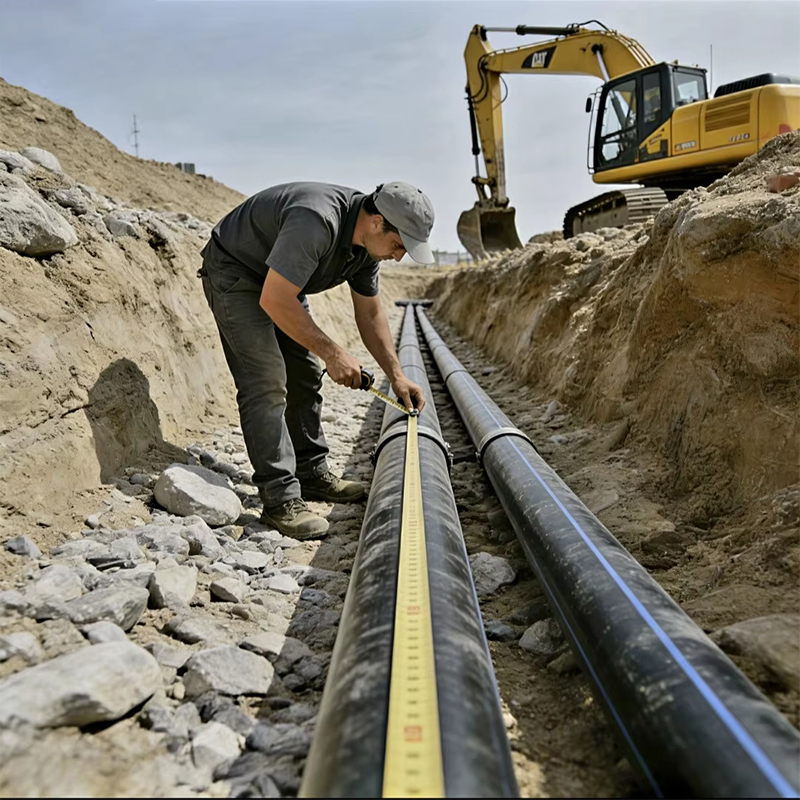HDPE solid wall pipe