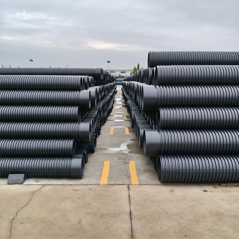 HDPE double-wall corrugated pipe
