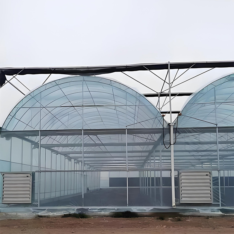 Transparent UV-resistant greenhouse plastic film