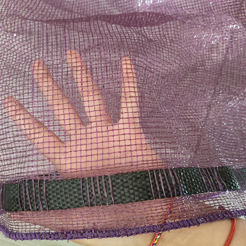 Plain leno mesh bag, L sew