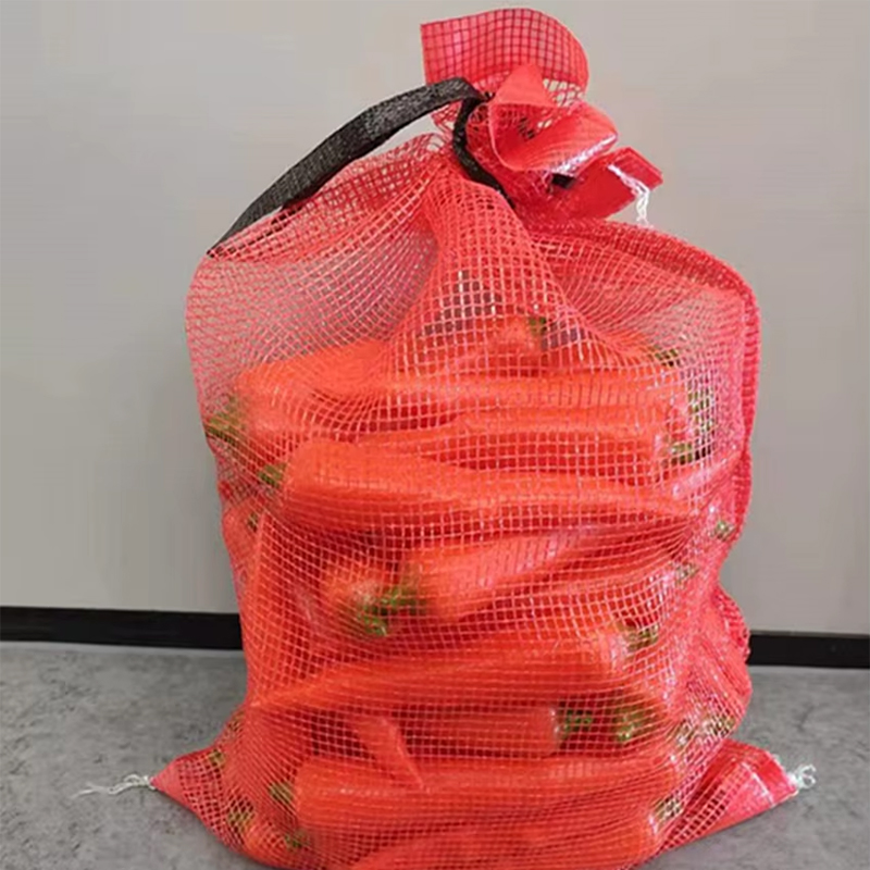 Plain leno mesh bag, L sew