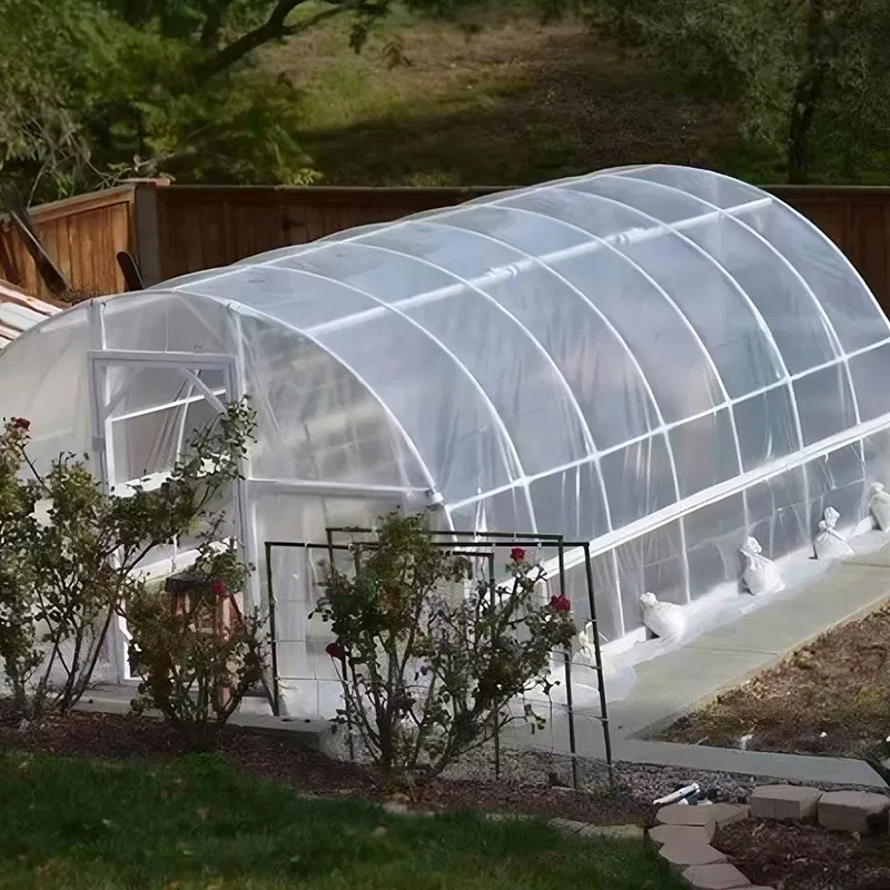 Multi-Span Vegetable Low Cost Agricultural PE Tunnel Greenhouse Po Film