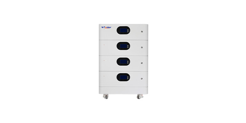 TonKor Stack20K 20kWh 51.2V 적층형 LiFePO4 배터리 모듈 (LCD 및 CAN RS485 통신 기능)