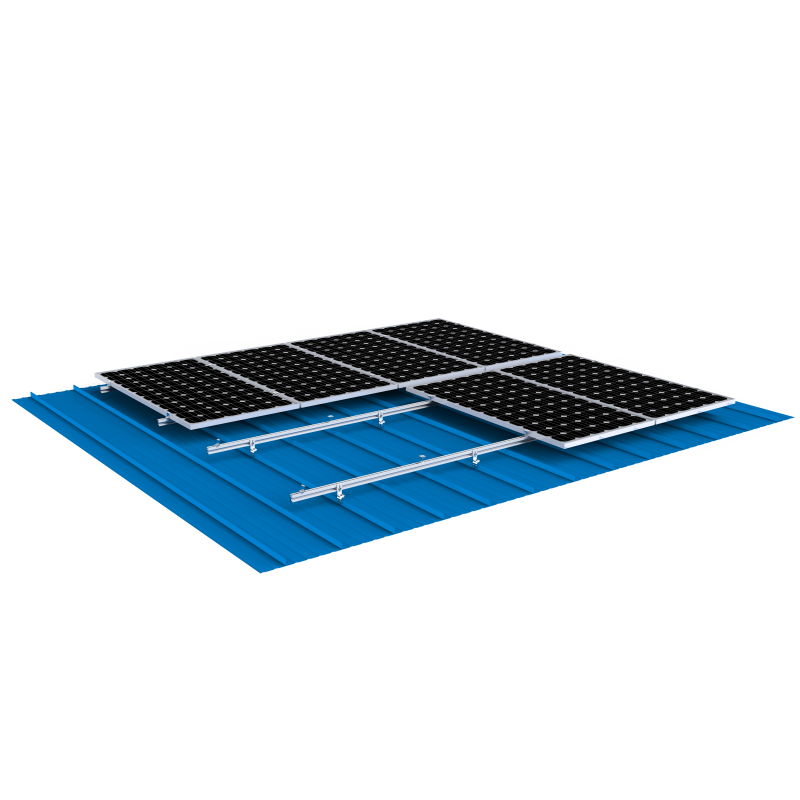 Sistema de montaje solar para techos de metal con juntas en pie TonKor TSR-6 Sistema de montaje solar para techos de metal con juntas en pie TonKor TSR-6