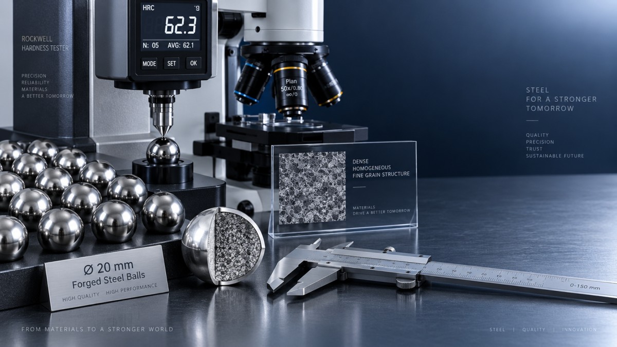 Quality Tests for 20mm Forged Steel Balls in Fine Grinding Applications Quality Tests for 20mm Forged Steel Balls in Fine Grinding Applications