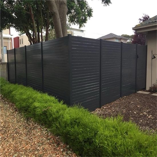 Aluminum Slat Fence Panel