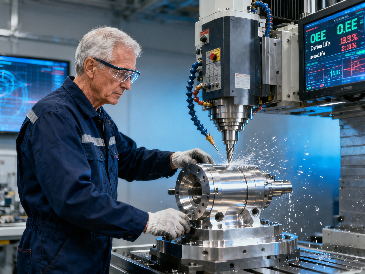 How digital manufacturing technology for smart factory deployment affects ROI in aerospace machining cells