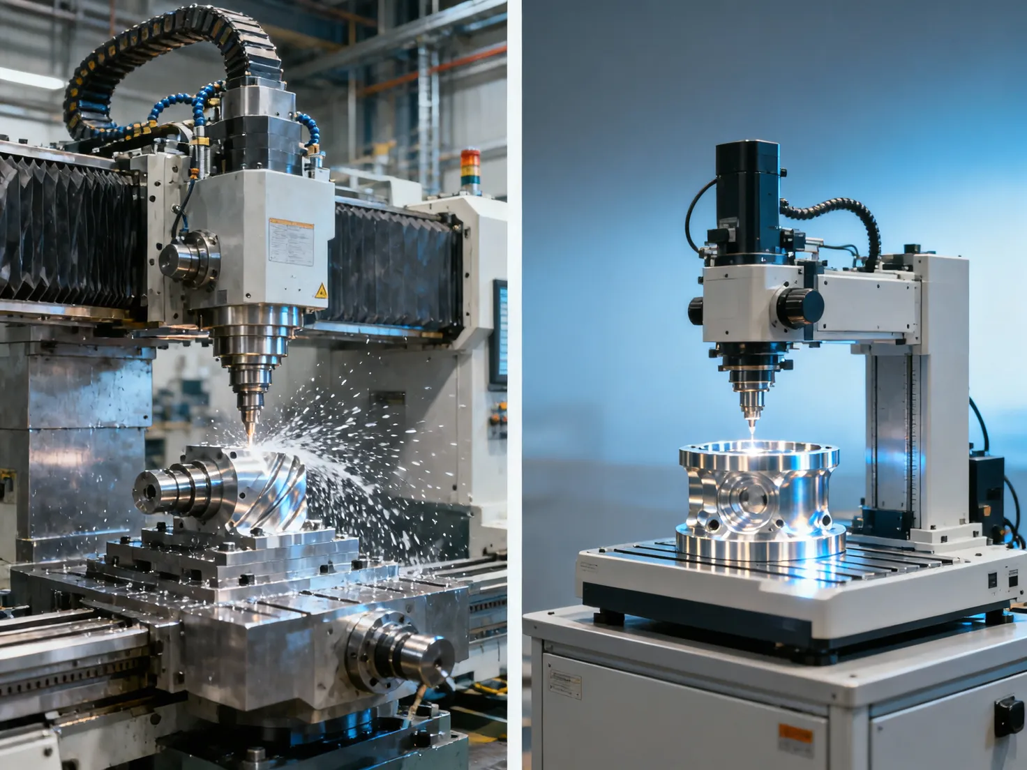 Automated CNC manufacturing lines run unattended—but only if part inspection happens upstream, not inline