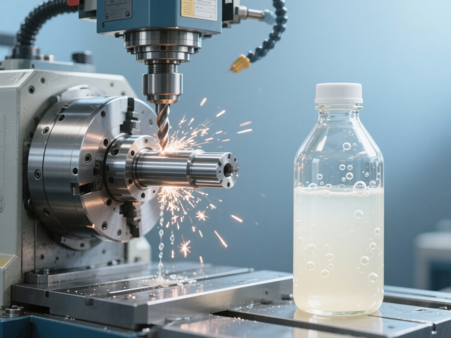 How much does CNC metalworking scrap increase when using reclaimed coolant beyond 14 days? How much does CNC metalworking scrap increase when using reclaimed coolant beyond 14 days?