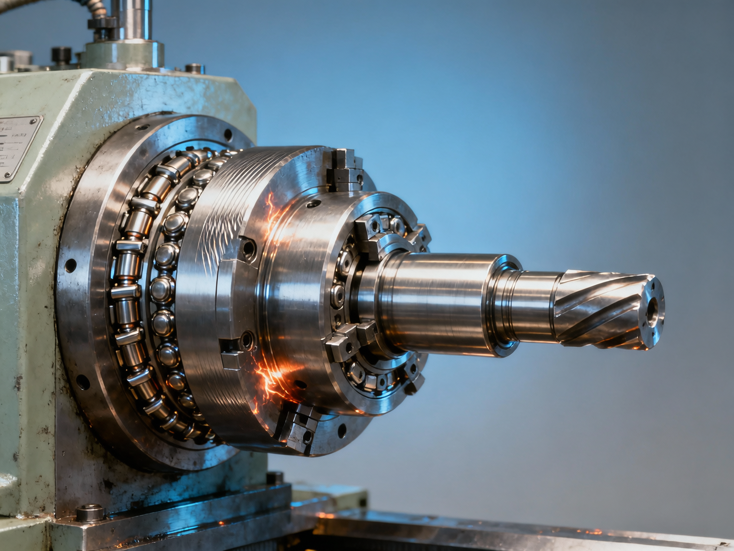 Why CNC lathe chatter increases after 3,200 hours of continuous operation — even with new tooling