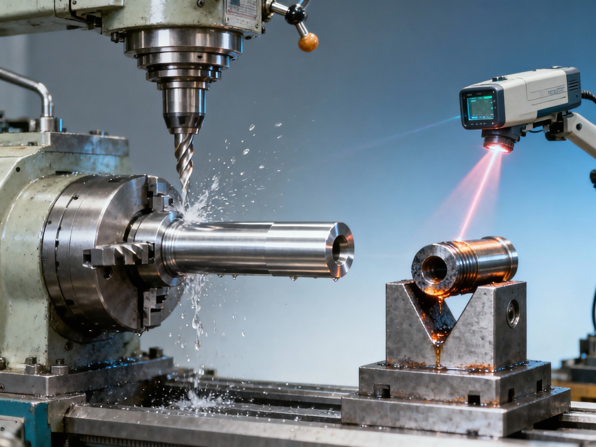 Why shaft parts machined on automated lathes show higher runout after heat treatment