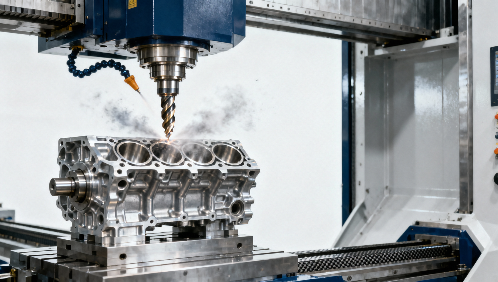 Machine tool for automotive industry: Why aluminum engine block machining favors hybrid cooling Machine tool for automotive industry: Why aluminum engine block machining favors hybrid cooling