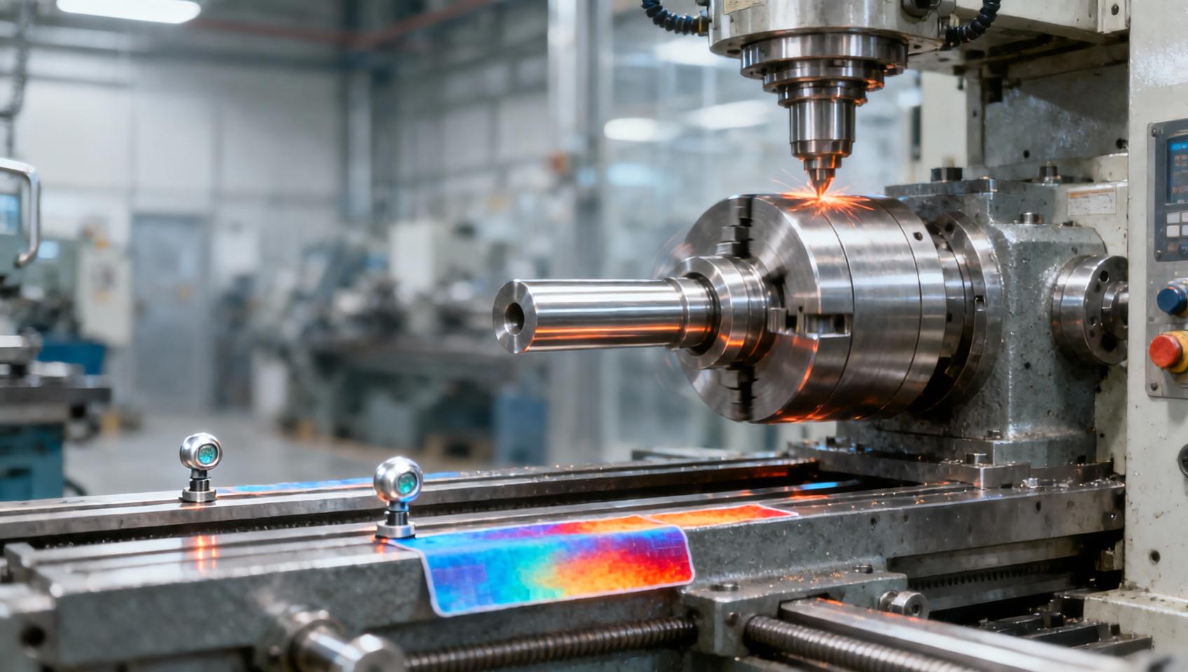 Industrial lathe buyers overlooking thermal growth effects during long runs