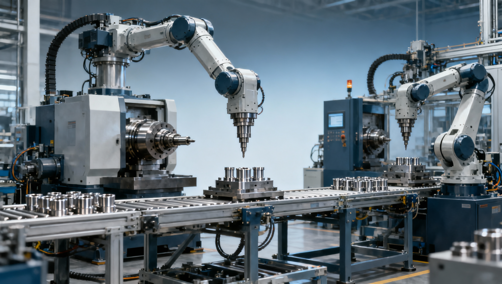 An Automated Production Line can fail at the handoff points An Automated Production Line can fail at the handoff points